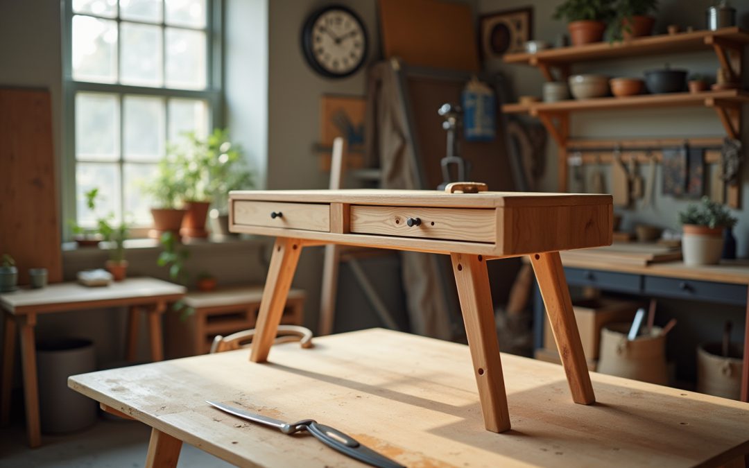 8 kreative Ideen: Schreibtisch selber bauen