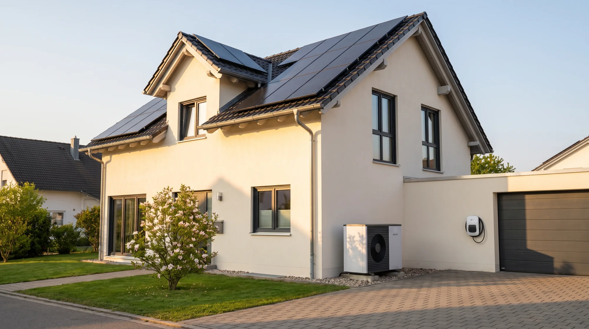 Energetisch saniertes Einfamilienhaus mit Photovoltaik-Dach und Wärmepumpe – Clever-Bauen.de