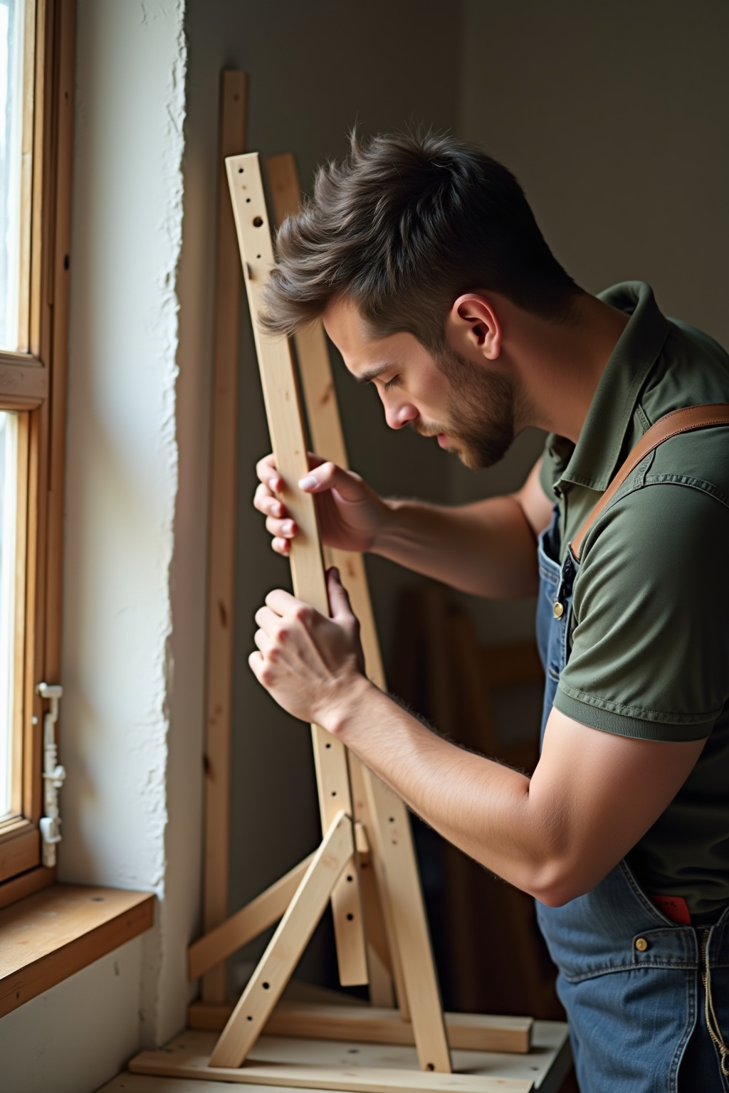 Schritt-für-Schritt-Aufbau einer selbstgebauten Garderobe