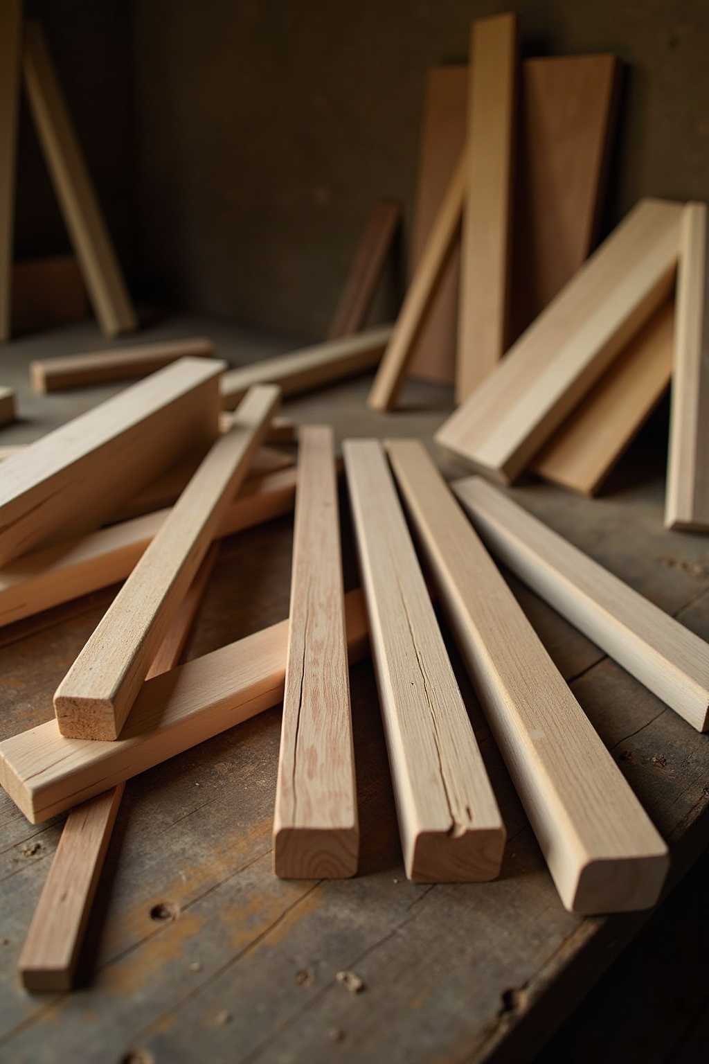 Verschiedene Holzarten für den Krippenbau