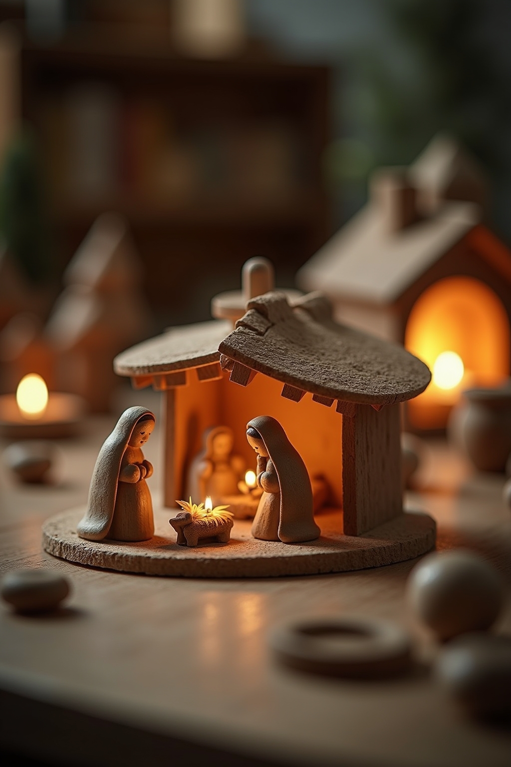 Schritt-für-Schritt-Anleitung für eine Miniatur-Krippe
