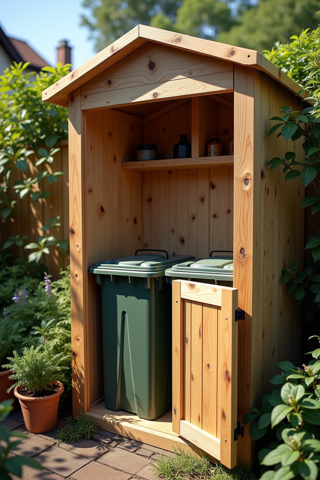 Schritt-für-Schritt-Anleitung zum Bau einer Mülltonnenbox aus Holz
