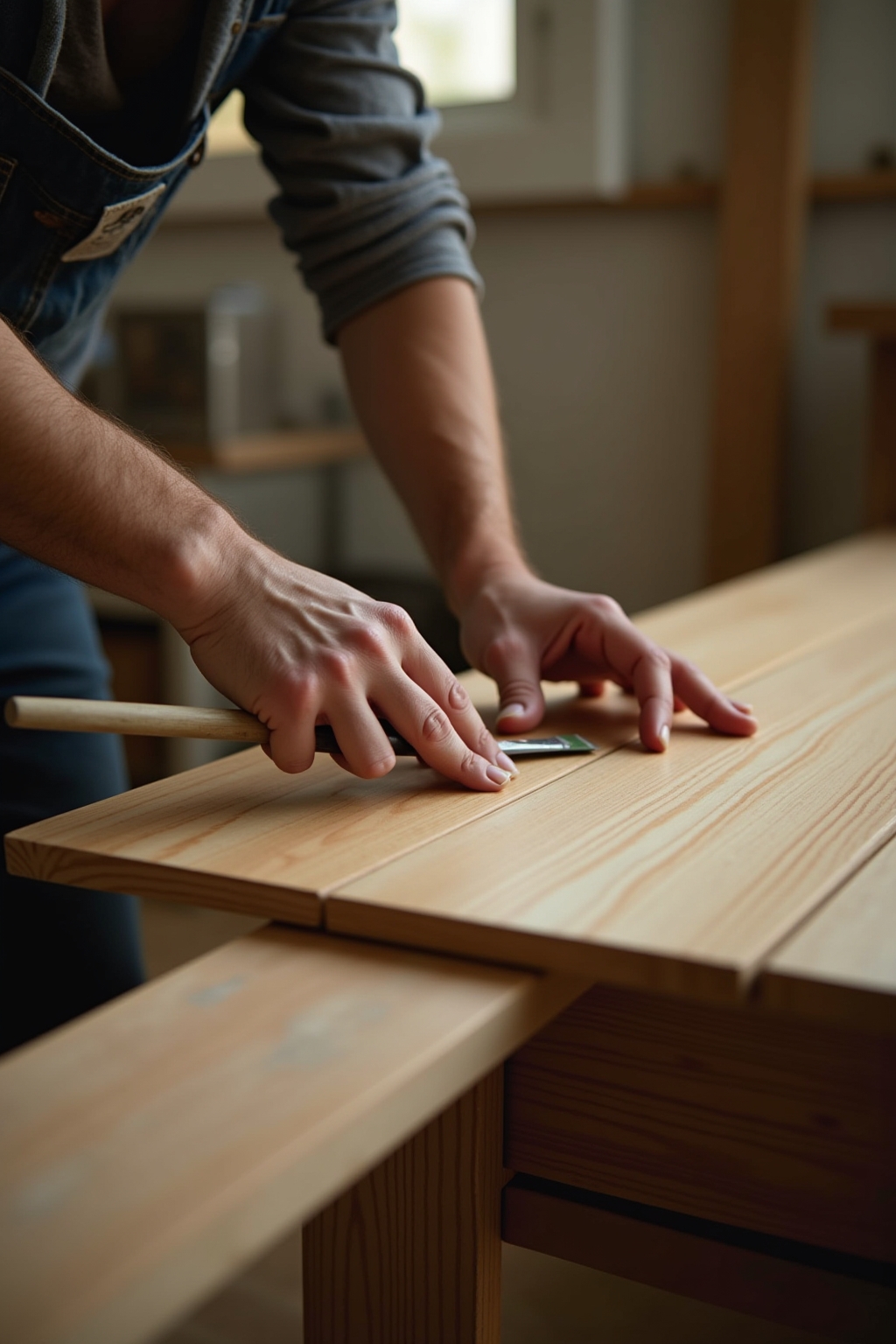Pflege und Wartung des selbstgebauten Schreibtisches