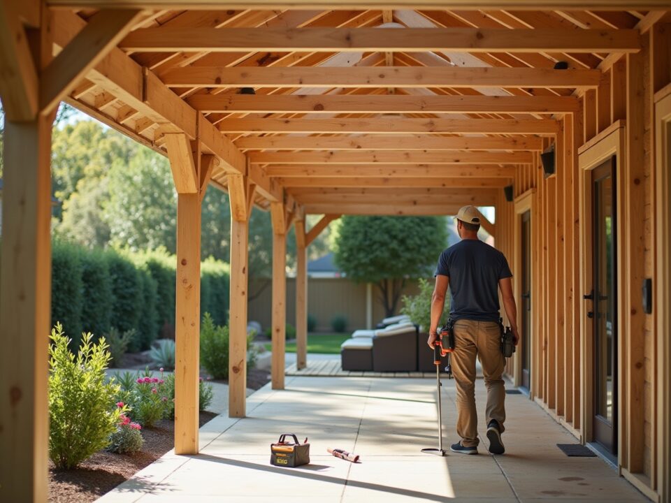 Die 8 besten Tipps: Terrassenüberdachung selber bauen