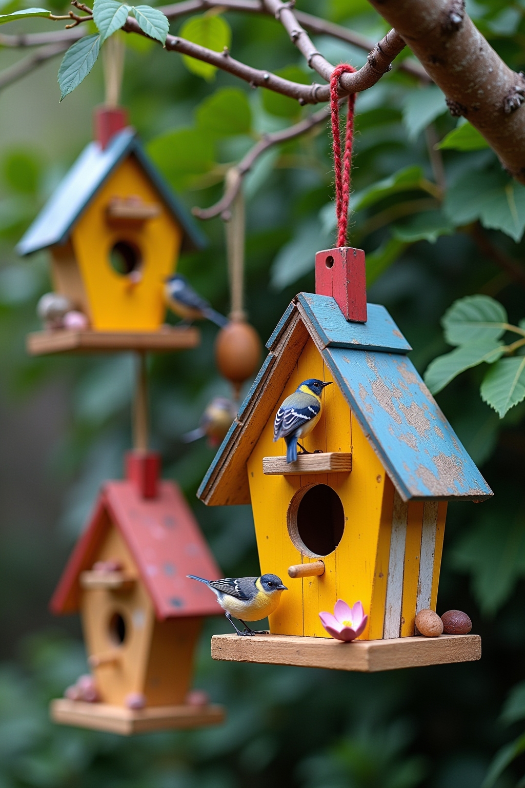 Kreative Designideen für ein selbstgebautes Vogelfutterhaus