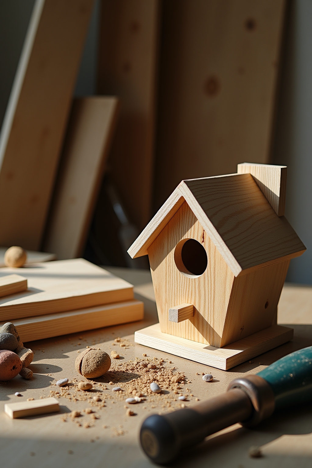 Geeignete Holzarten und Materialien für ein selbstgebautes Vogelhaus
