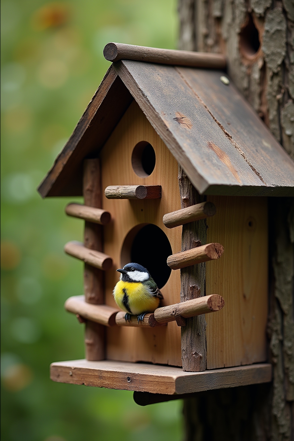 Vogelfreundliche Details beim Bau eines Nistkastens
